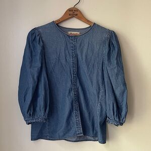 Button-up Madewell Top